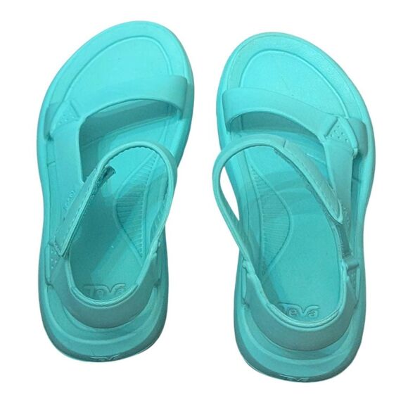 TEVA Hurricane Drift Sandals W7 Aqua Teal Gorpcore Water Shoes EVA Foam - Picture 1 of 5
